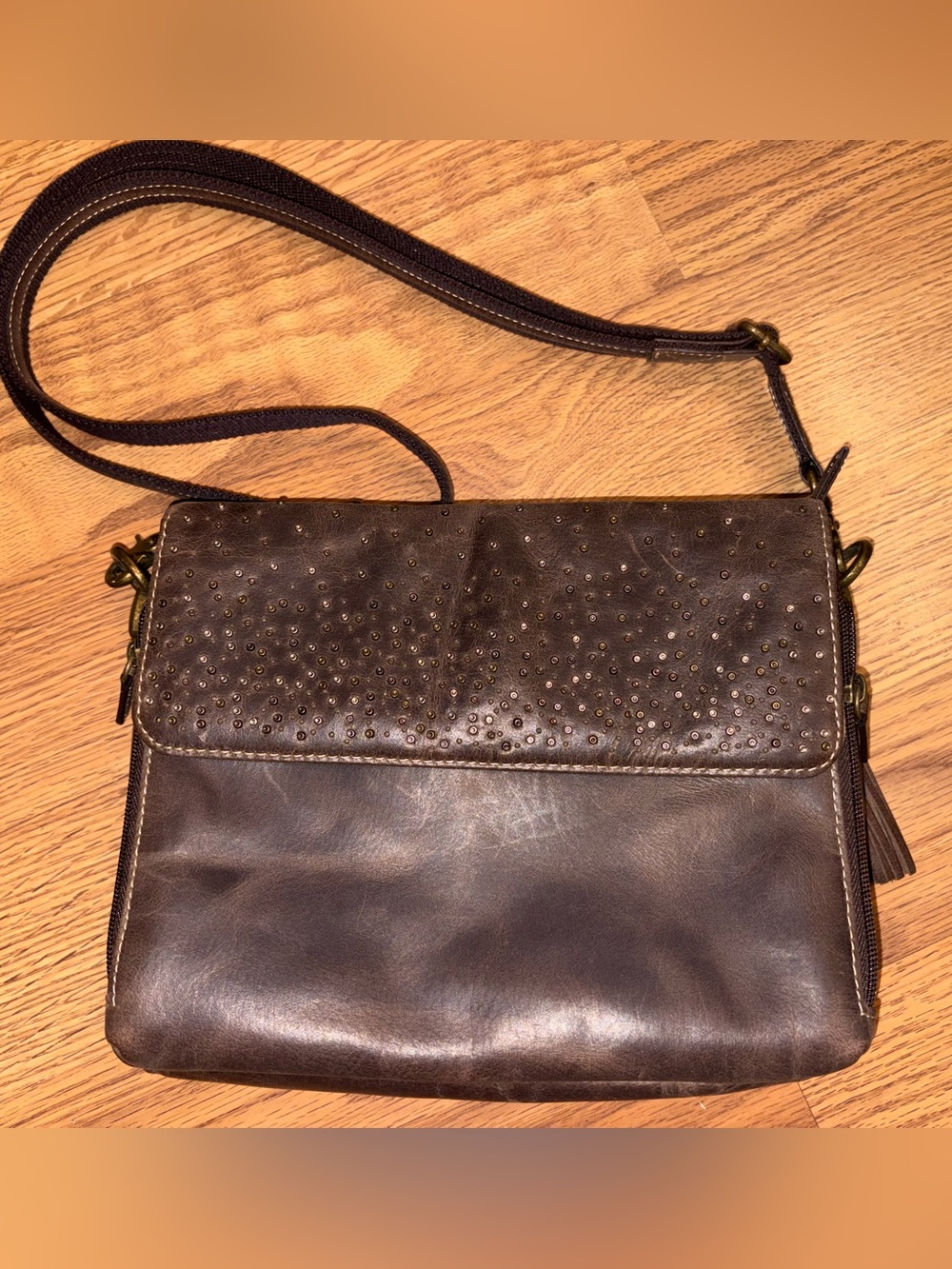 Tote'n Mamas Buffalo Concealed Carry Gun Distressed Leather Purse 👜